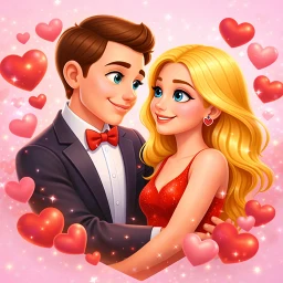 أيقونة Will you be my valentine Story
