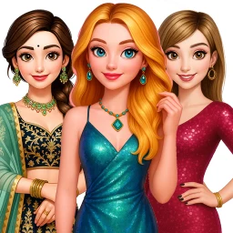 أيقونة Fashion Girl : Makeup Dress up